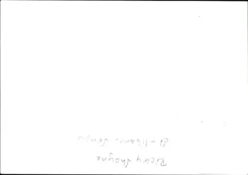 Autogramm vom Sänger Ricky Shane