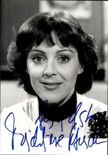 Ak Schauspielerin Trudeliese Hesch, Portrait, Autogramm