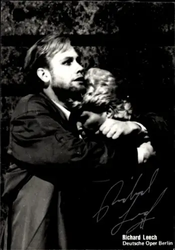 Foto Opernsänger Richard Leech, Deutsche Oper Berlin, Autogramm