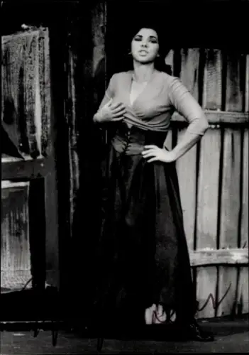 Foto Opernsängerin Evelyn Lear, Autogramm