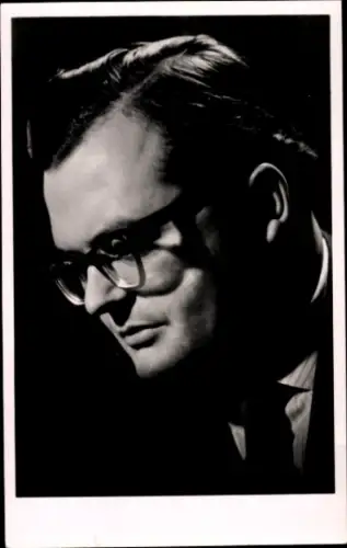 Foto Opernsänger Günther Leib, Bariton, Autogramm