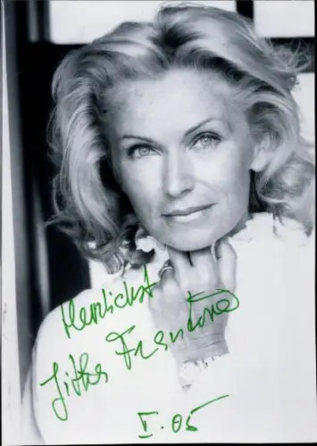 Ak Schauspielerin Jitka Frantová, Portrait, Autogramm