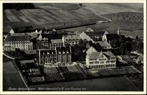 Ak Heiligenbronn Schramberg im Schwarzwald, Kloster Heiligenbronn, Fliegeraufnahme