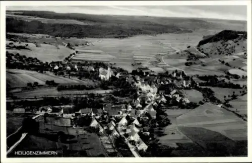 Ak Heiligenzimmern Rosenfeld im Zollernalbkreis Württemberg, Luftaufnahme von  ländliche Umgebung