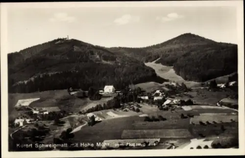 Ak Schweigmatt Raitbach Schopfheim in Baden, Hohe Möhr, Luftaufnahme