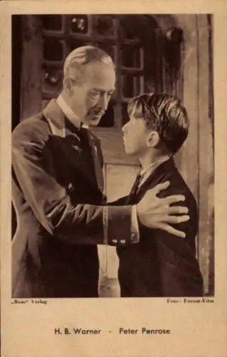 Ak Schauspieler Peter Penrose und H. B. Warner