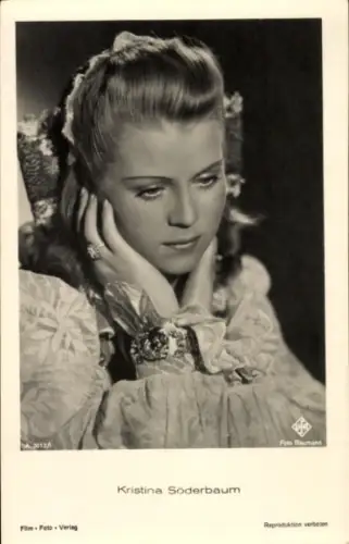 Ak Schauspielerin Kristina Söderbaum, Portrait, Ufa Film
