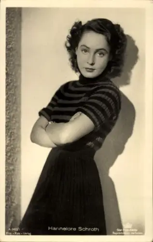Ak Schauspielerin Hannelore Schroth, Portrait, Autogramm