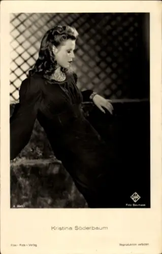 Ak Schauspielerin Kristina Söderbaum, Portrait, Ufa Film, A 3840/1