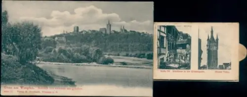 Leporello Ak Bad Wimpfen am Neckar, Gesamtansicht, Turm