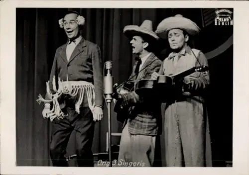 Ak Berlin, Friedrichstadt-Palast, Musikband 3 Singoris