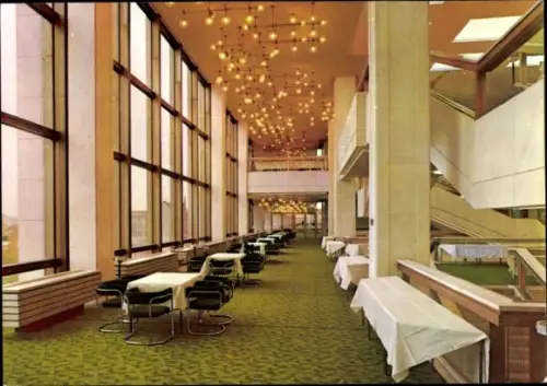 Ak Berlin Mitte, Seitenfoyer im Palast der Republik