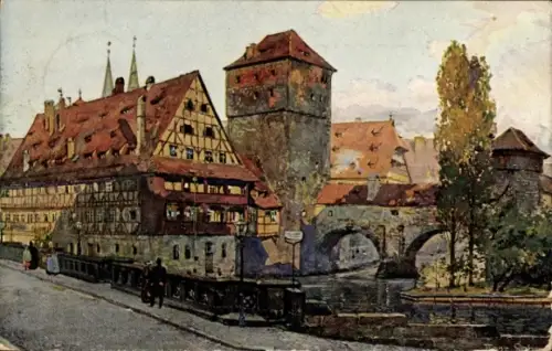Künstler Ak Nürnberg, Henkersteg
