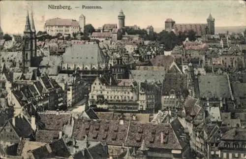 Ak Nürnberg, Gesamtansicht