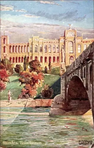 Künstler Ak Wagner, Richard, München, Maximilianeum