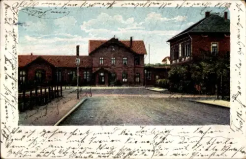 Ak Hameln an der Weser Niedersachsen?, Teilansicht, Straßenpartie