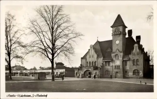 Ak Berlin Zehlendorf Nikolassee, S-Bahnhof