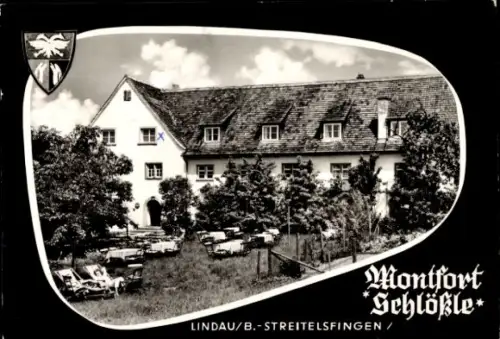 Passepartout Ak Lindau in Bodensee Schwaben, Gasthof Montfort Schlössle