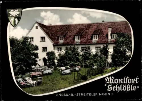 Passepartout Ak Lindau in Bodensee Schwaben, Gasthof Montfort Schlössle