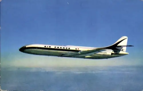 Ak Französisches Passagierflugzeug, Air France, Caravelle