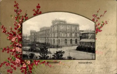 Präge Passepartout Ak Düsseldorf am Rhein, Kunstakademie