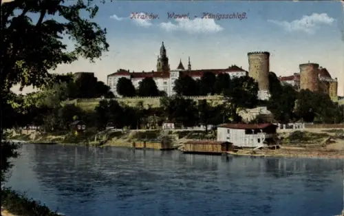 Ak Kraków Krakau Polen, Wawel, Königsschloss