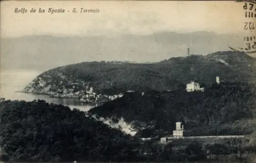 Ak La Spezia Liguria, Golfo de  S. Terenzio, Küstenlandschaft, 