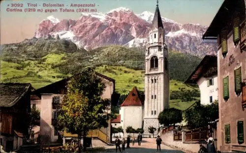 Ak Cortina d'Ampezzo Veneto, Dolomiten, Tofana