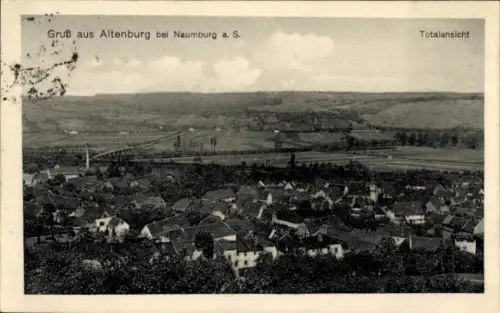 Ak Altenburg in Thüringen, Gesamtansicht von Altenburg, Landschaft, Häuser, Gruß aus Altenburg