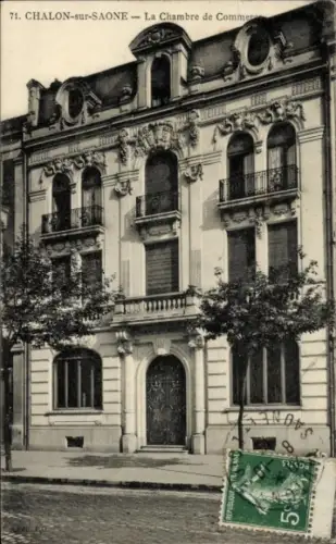 Ak Chalon sur Saône Saône et Loire, Handelskammer