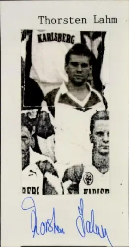 Autogramm Fußballer Thorsten Lahm, FC Homburg, Portrait