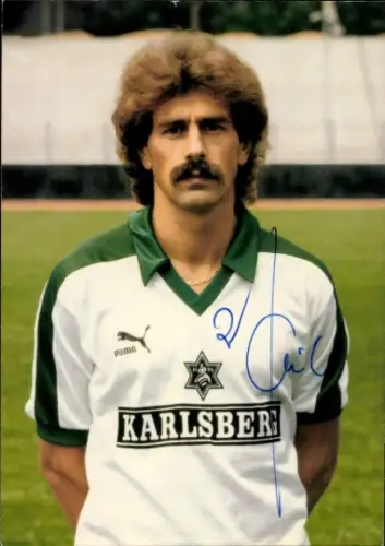 Ak Fußballer Reinhard Brendel, FC Homburg, Autogramm