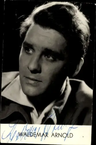 Foto Opernsänger Waldemar Arnold, Portrait, Autogramm