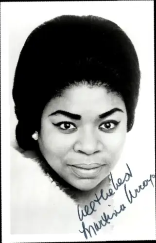 Foto Opernsängerin Martina Arroyo, Portrait, Autogramm