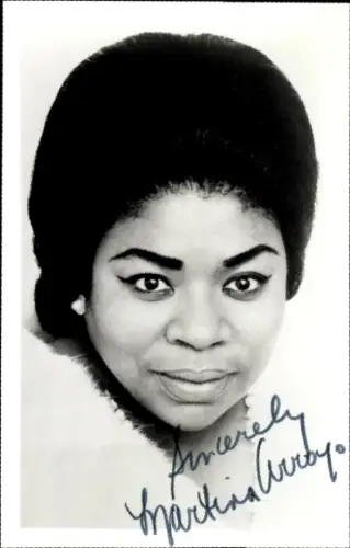 Foto Opernsängerin Martina Arroyo, Portrait, Autogramm