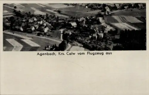 Ak Agenbach Neuweiler im Schwarzwald, Luftaufnahme