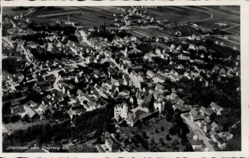 Ak Illertissen in Schwaben, Luftaufnahme