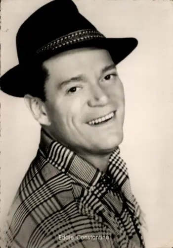 Ak Schauspieler und Sänger Eddie Constantine, Portrait