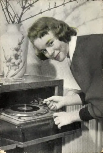 Ak Schauspielerin Conny Froboess, Berlin Grunewald, Kudowastraße 21