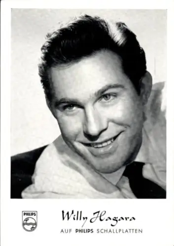 Ak Schauspieler und Sänger Willy Hagara, Portrait, Autogramm