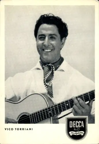 Ak Schauspieler und Sänger Vico Torriani, Portrait, Autogramm