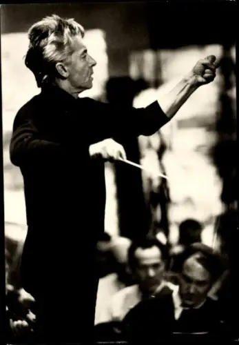 Ak Herbert von Karajan, Portrait, Dirigent