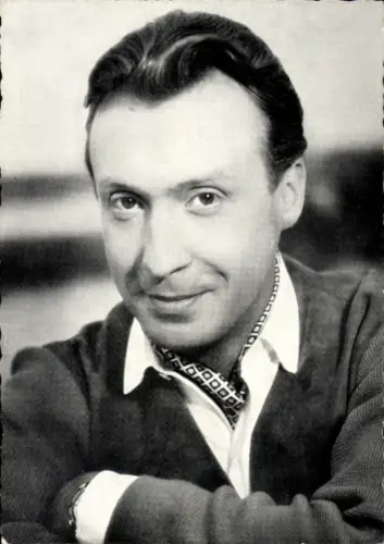 Ak Schauspieler und Sänger Peter Alexander, Portrait, Autogramm