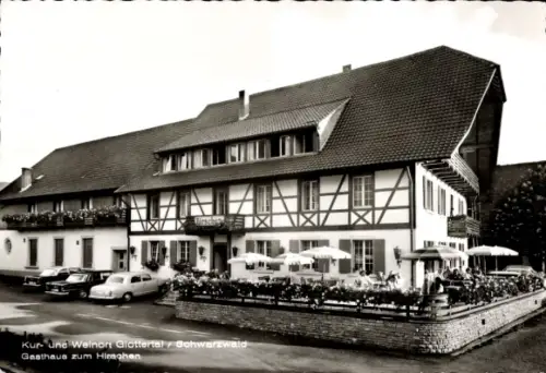 Ak Glottertal im Schwarzwald, Gasthaus zum Hirschen