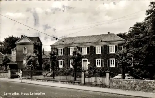 Ak Letmathe Iserlohn im Märkischen Kreis, Haus Letmathe