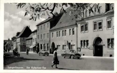 Ak Sangerhausen am Südharz,  Am Kylischen Tor, Geschäfte