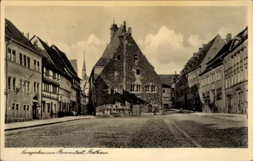 Ak Sangerhausen am Harz, Rathaus