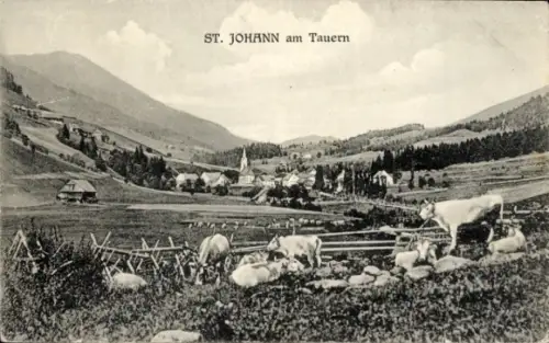 Ak Sankt Johann am Tauern Steiermark, Gesamtansicht