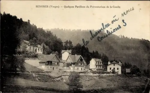 Ak Senones Sens Lothringen Vosges,  Pavillons, Préventorium de la Combe, Landschaft