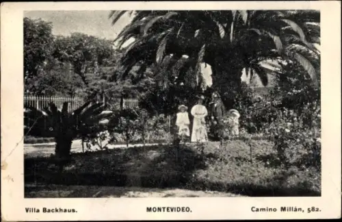 Ak Montevideo Uruguay, Villa Backhaus